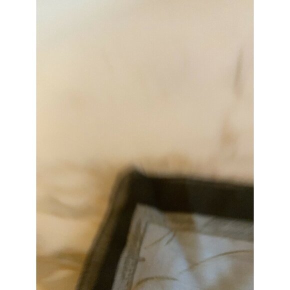 Made in Italy Sheer Chiffon Scarf Blue Brown Floral - Picture 5 of 7